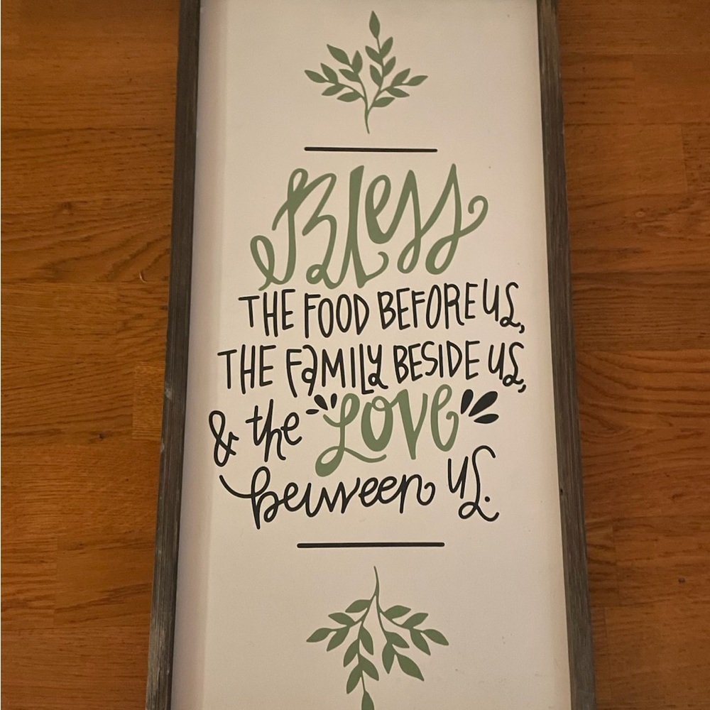 Wall art prayer- bless your family and guests
